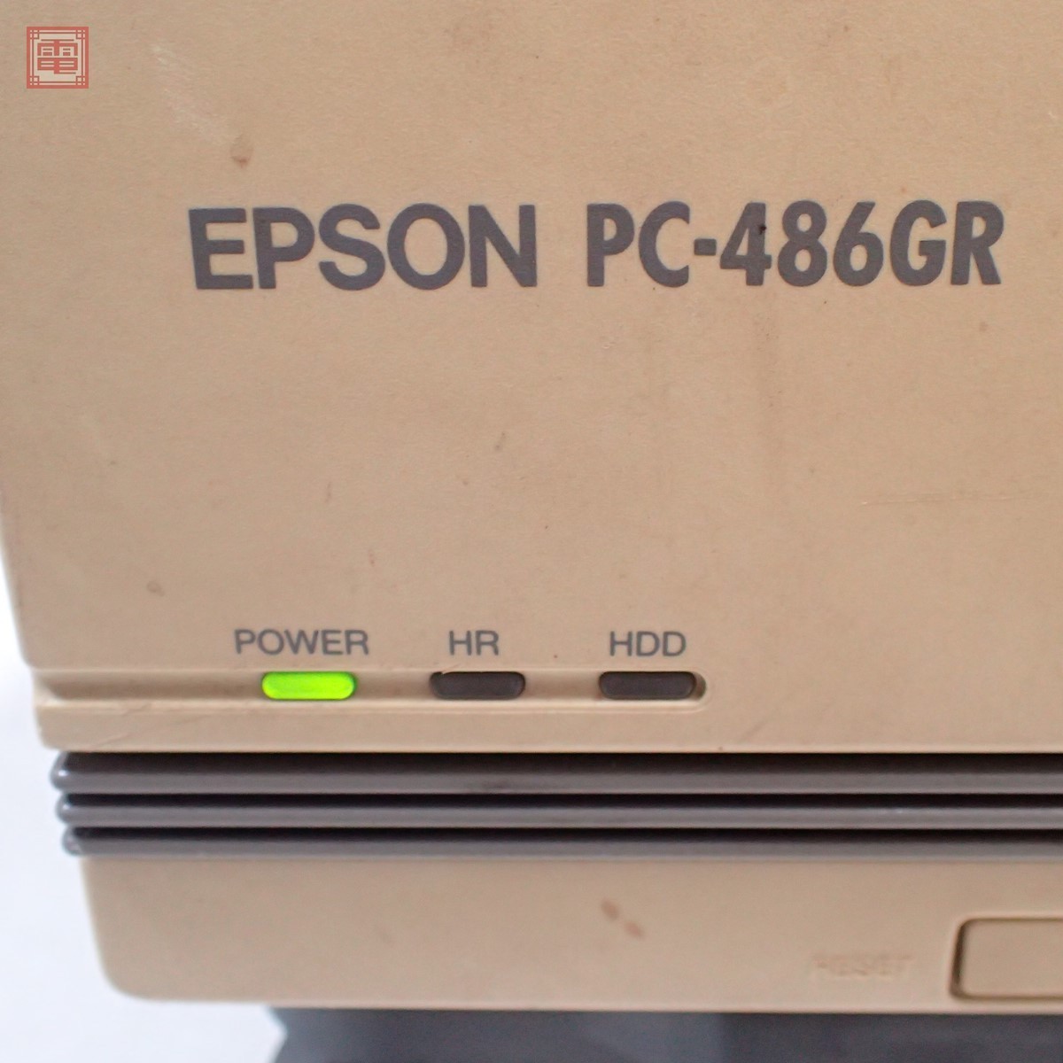 EPSON PC-486GR 本体 PC-486GR5 セイコーエプソン 通電のみ確認 パーツ