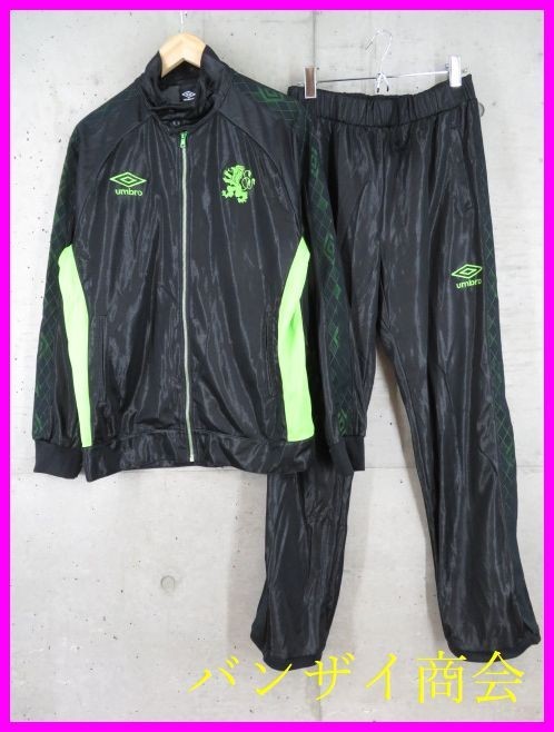 UMBRO アンブロ ジャージ セットアップ 上下 ライオン ロゴ刺繍 紺 M