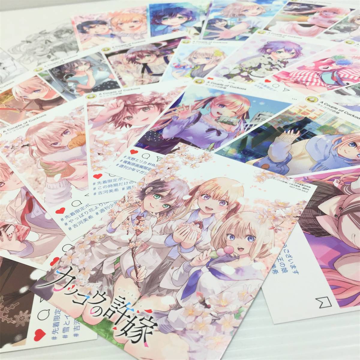 新品 ポストカード31枚 カッコウの許嫁 吉河美希 漫画 週刊少年マガジン アニメイト限定 天野エリカ 瀬川ひろ 海野幸 Nf 285 16 の落札情報詳細 ヤフオク落札価格情報 オークフリー スマートフォン版
