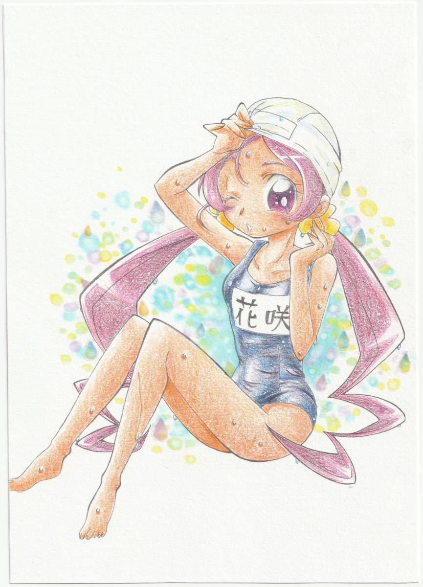 ハートキャッチプリキュア 限定 等身大タペストリー 花咲つぼみ キュアブロッサム ハートキャッチプリキュア 限定 等身大タペストリー 花咲つぼみ キュア