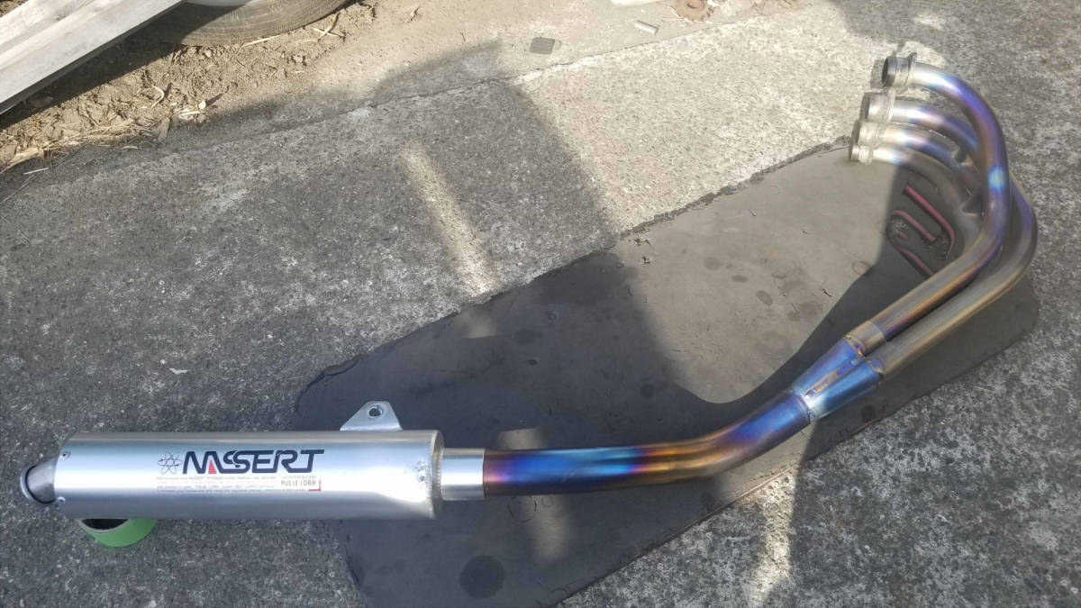 cbr250rr mc22 ナサートフルエキ CBR250RR MC22 BEET ナサート チタン フルエキ マフラー 中古 NASSERT