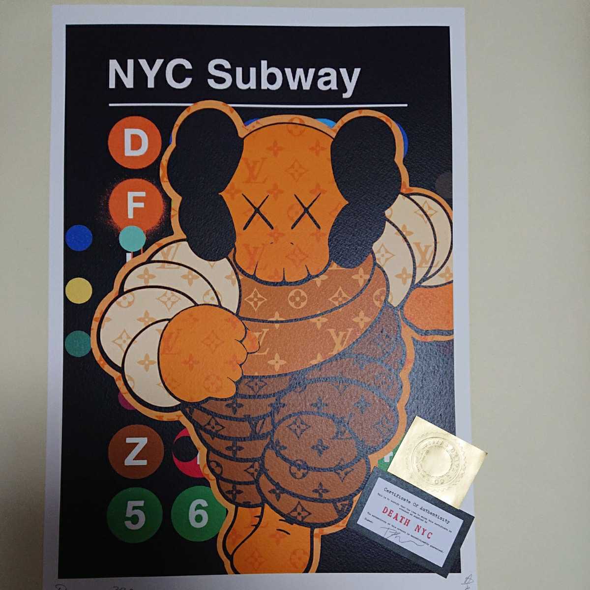 DEATH NYC 19 アートポスター　ポスター　ビートルズ Yahoo!オークション - DEATH NYC 現代アート ビートルズ Beatles