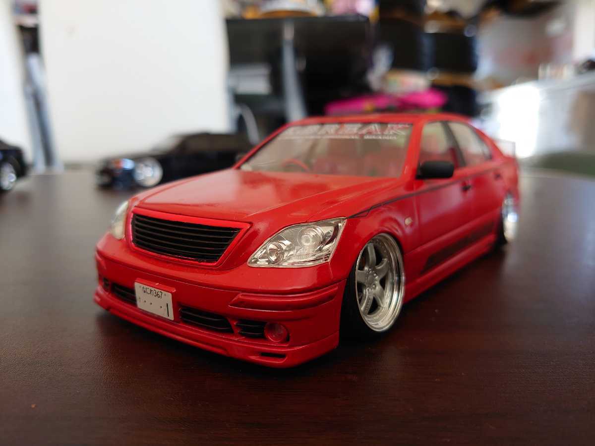 NO.85 1/24 UCF30 セルシオ K-BREAK 後期型 1/24 アオシマ 30セルシオ 完成