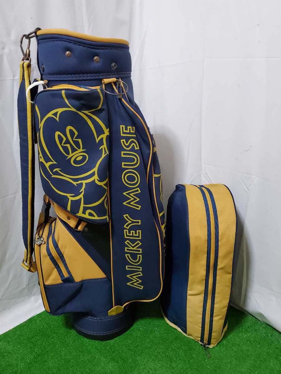 Disney Sports ディズニー Mickey ミッキーマウス キャディバッグ 巾着袋付 軽量タイプ ゴルフバック の落札情報詳細 ヤフオク落札価格情報 オークフリー