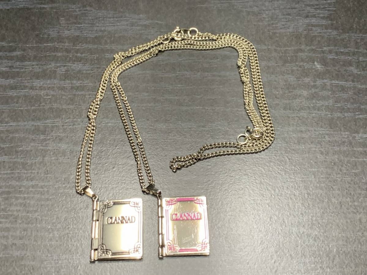CLANNAD 一ノ瀬ことみ　バースデー　ペアネックレス　クラナド 新品】【当時物】 CLANNAD ことみ ネックレス バースデーギフト key