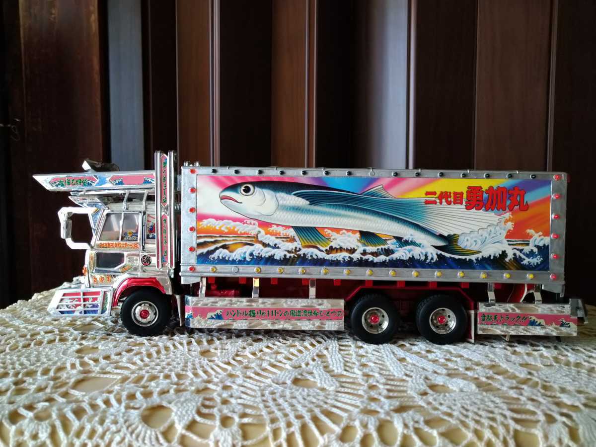 激レア当時品初期版デコトラプラモデル勇加丸+美弥丸　バラ売り可 デコトラ勇加丸
