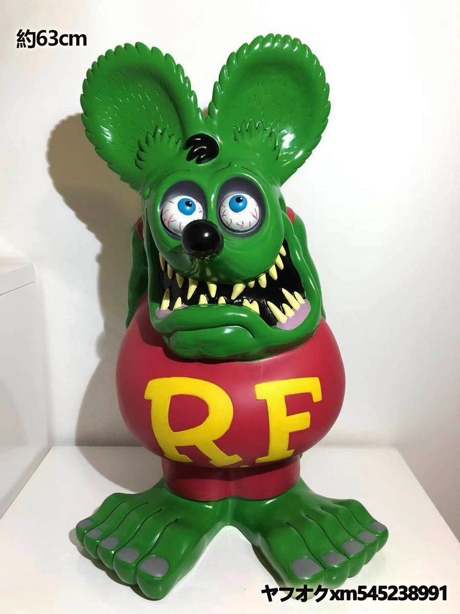 激レア　ムーンアイズ製　ラットフィンクジャンボスタチュー Amazon.co.jp: ラットフィンク RATFINK ムーンアイズ MOONEYES