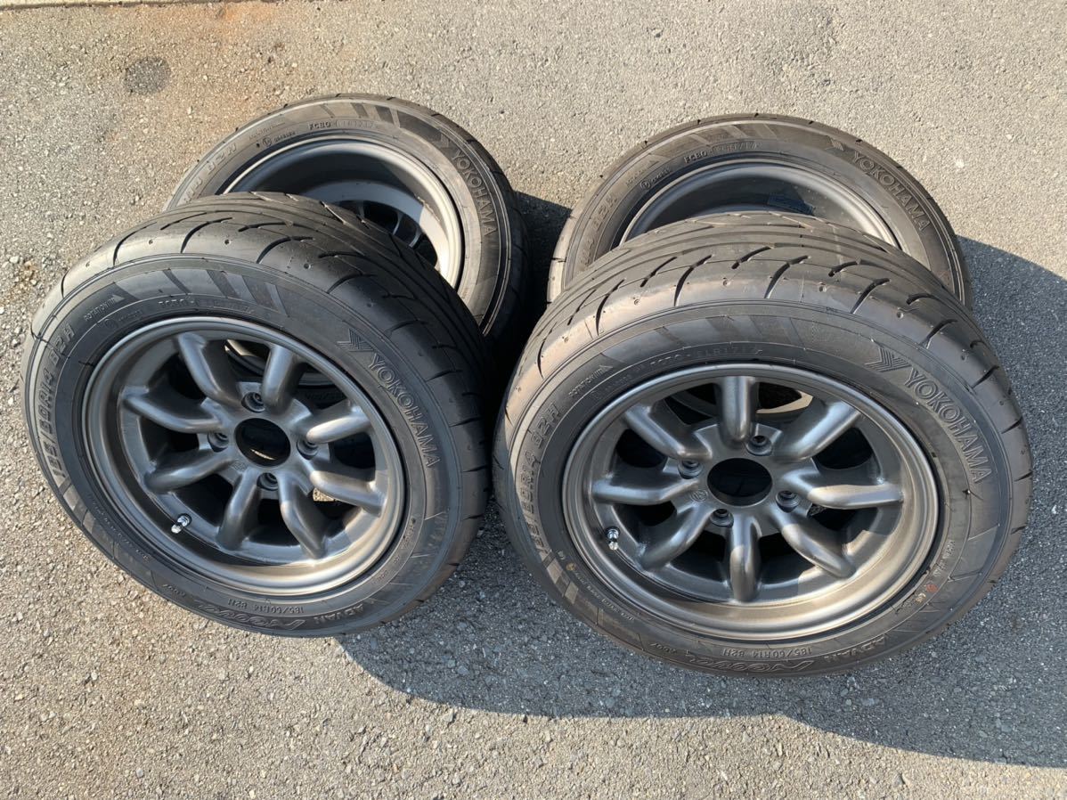 ワタナベ アルミホイール 14インチ6.5J＋14.5 PCD114.3 4穴 トヨタAE86