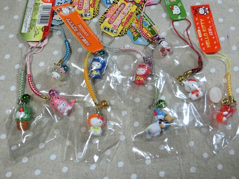 根付けストラップ レトロ ご当地キティちゃん 販売終了レア品含む22個