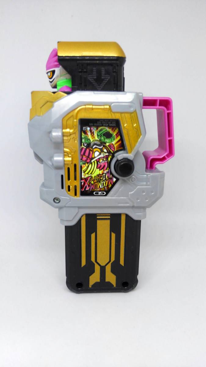 Dx マキシマムマイティxガシャット 仮面ライダーエグゼイド マキシマムゲーマーレベル99 変身アイテム ガシャット の落札情報詳細 ヤフオク落札価格情報 オークフリー スマートフォン版