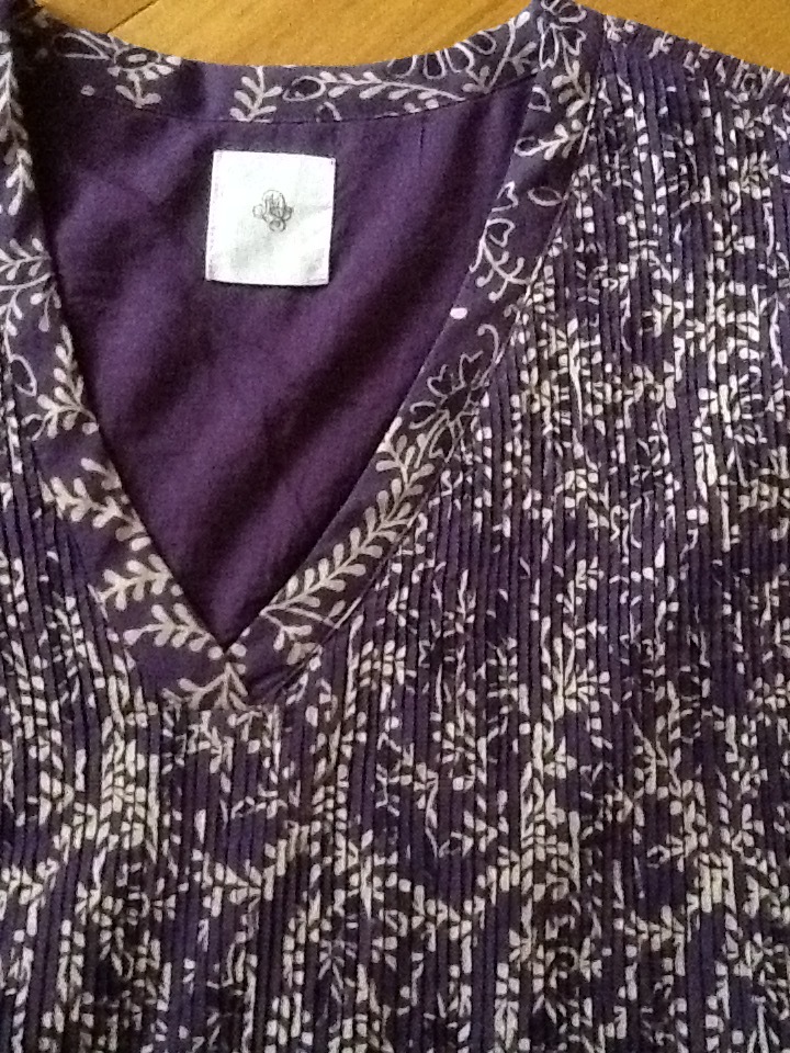 新品】未使用 maison de soil メゾンドソイル 紫 パープル 綿 コットン