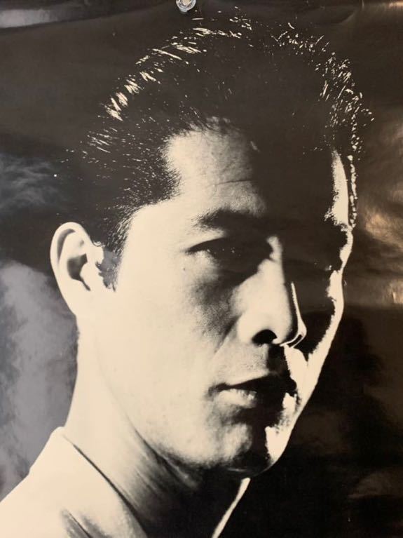 激レア 矢沢永吉 当時物 特大 ポスター B1 リーゼント 白スーツ