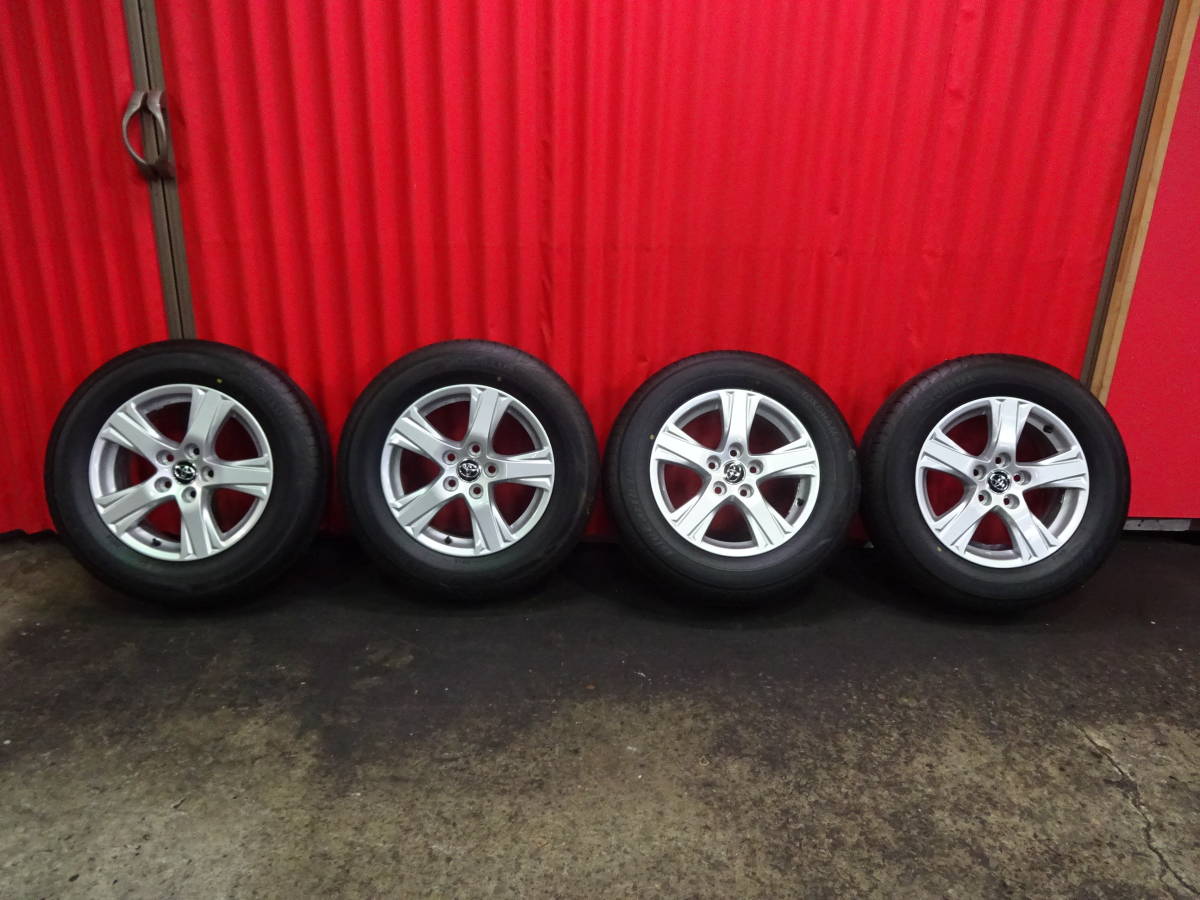 【未使用に近い】トヨタ/ヴェルファイア/純正アルミ/16インチ/タイヤ/4本セット/215/65/16/ヨコハマタイヤ/ブルーアース の落札情報詳細 ヤフオク落札価格情報 オークフリー