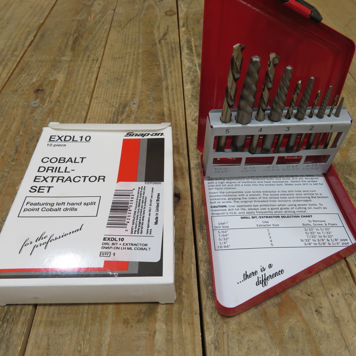 【未使用】【未使用品】スナップオン/Snap-On 逆回転エキストラクターセット EXDL10 格安スタート♪ 即納・代引き・領収書OK!の ...