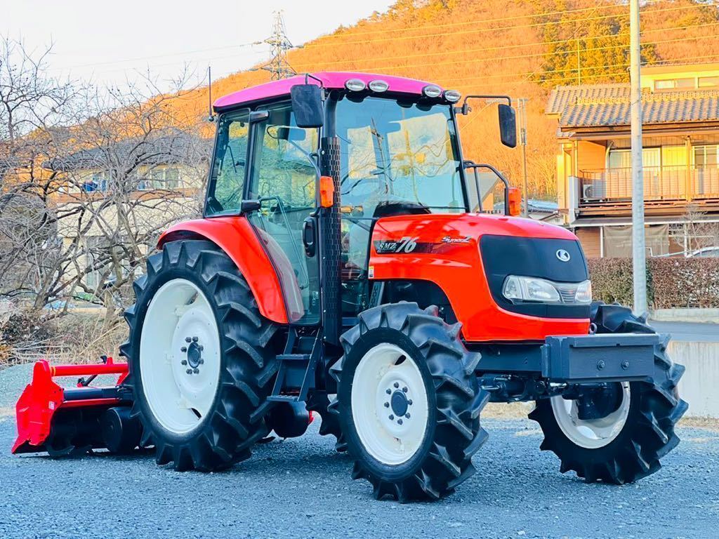 ☆トラクタークボタ SMZ 76 エアコン キャビン付 パワステ 76