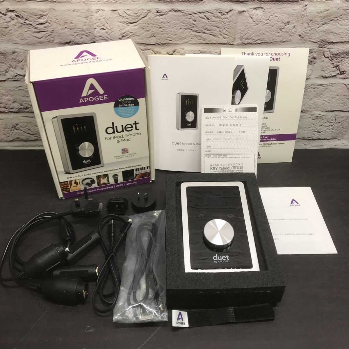 【週末限定値下げ】Apogee Duet for iPad and Mac 週末限定値下げ】Apogee Duet for iPad and Mac