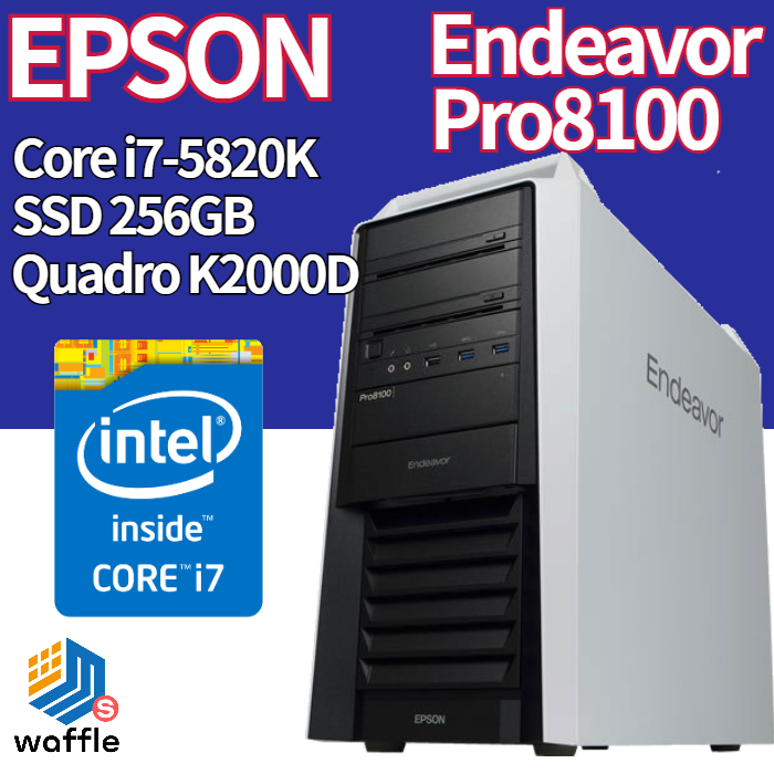 ジャンク【EPSON】Endeavor Pro 5800M Core i76700K メモリ16GB HDD無 中古デスクトップPC 通電