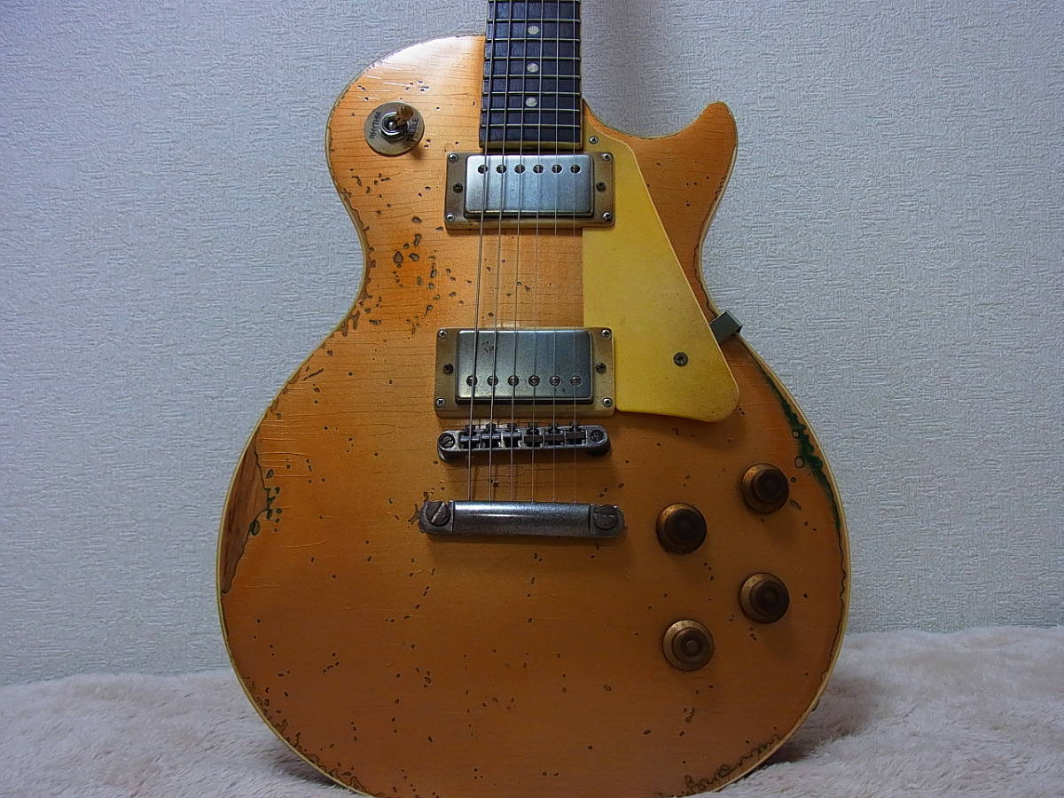 傷や汚れあり】レスポール／ゴールドトップ／レリック加工／Les Paul