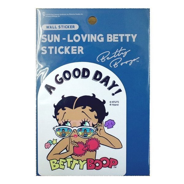【未使用】ベティーちゃん Betty Boopベティーブープ ステッカー STSLBT04 W80xH106mm ベティちゃんアメ雑
