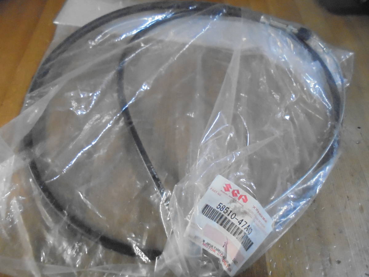 未使用に近い】新品 スズキ 純正 蘭 リアブレーキケーブル 品番 58510