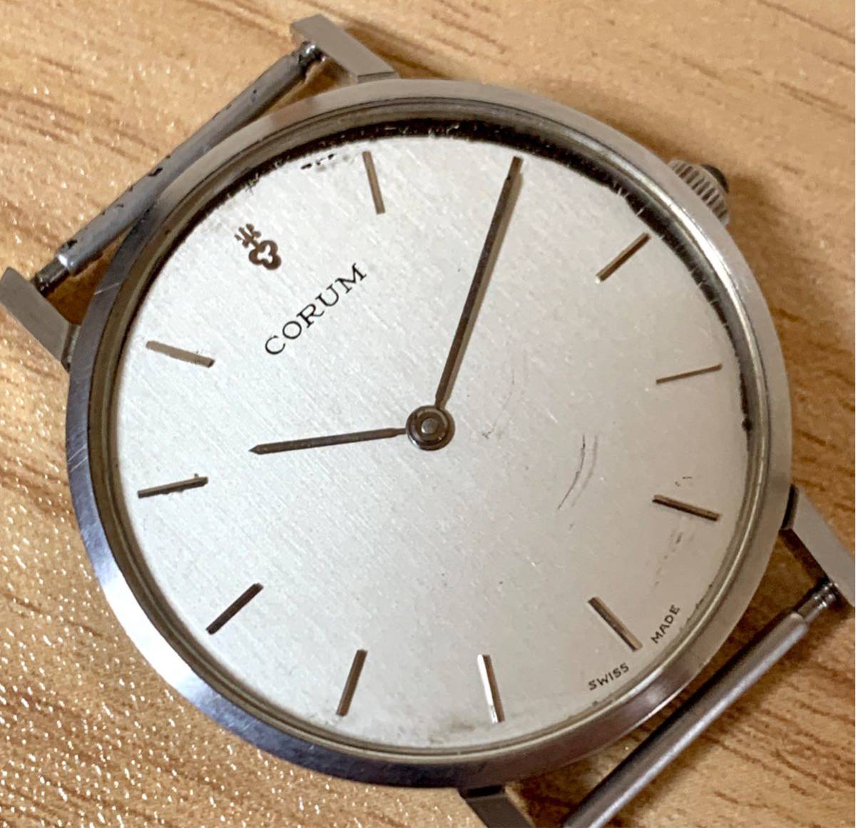 稼働品☆フェイスのみ】☆CORUM ROMVLVS ☆メンズ腕時計 a117 時計