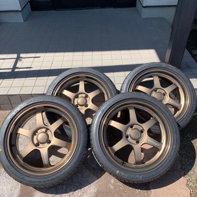 RAYS TE37 KCR 16×5.5J45 4本 タイヤ付き（未使用】【新品未使用】RAYS 