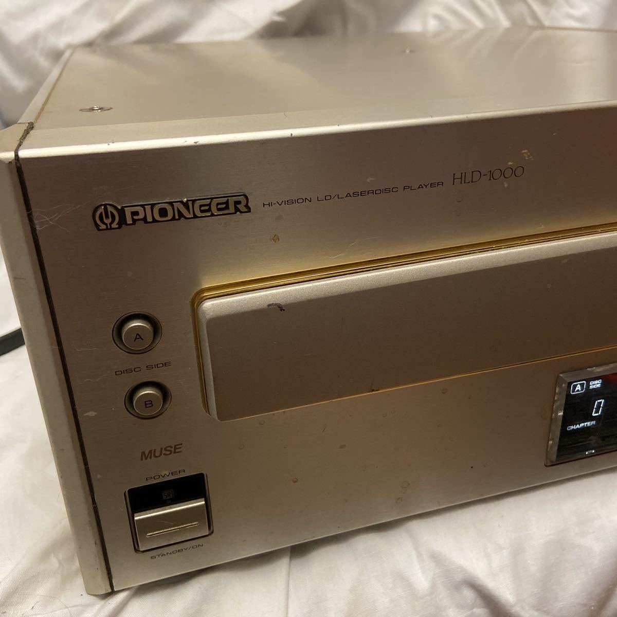 パイオニア⭐︎ハイビジョンHLD-1000（MUSE/NTSC）レーザーディスク