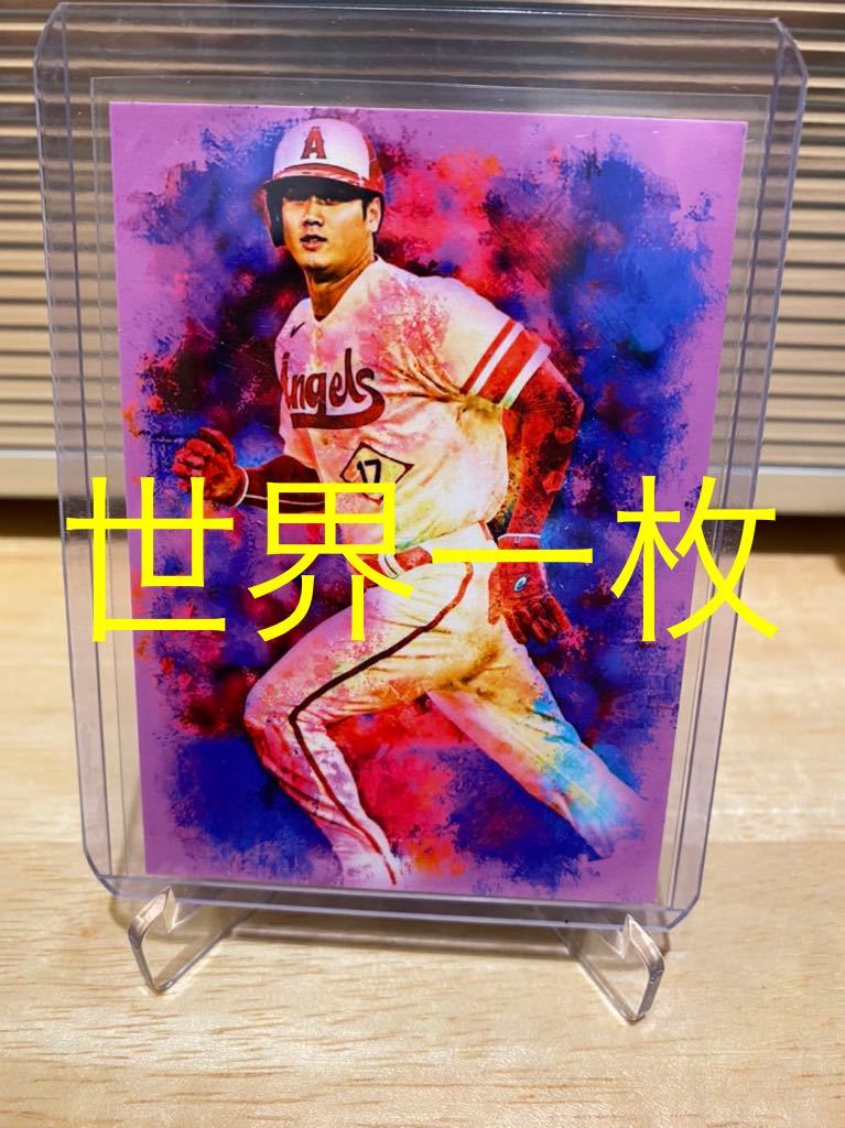 ◇世界に1枚限定カード◇大谷翔平 アート カード エンゼルス angels