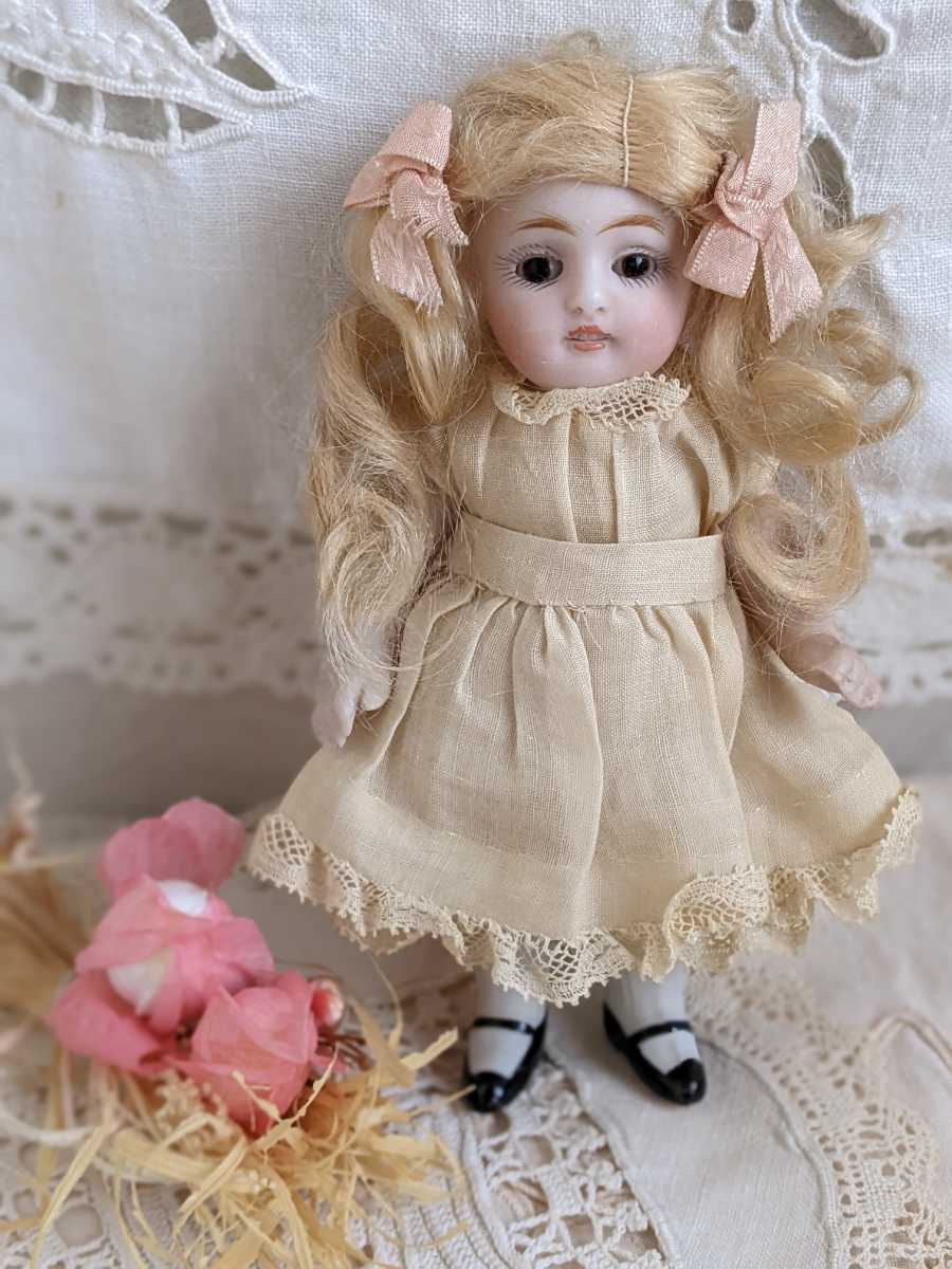 ビンテージ コンポジション ドール / ビスクドール / スリープアイ