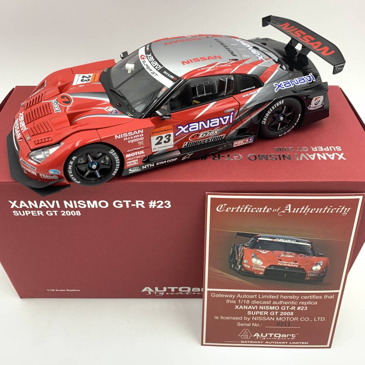 やや傷や汚れあり】玩L35 ミニカー ☆オートアート NISSAN ザナヴィ