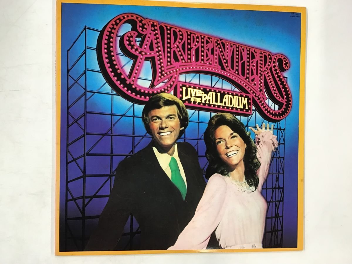 やや傷や汚れあり】LP / CARPENTERS / LIVE AT THE PALLADIUM [2411RM