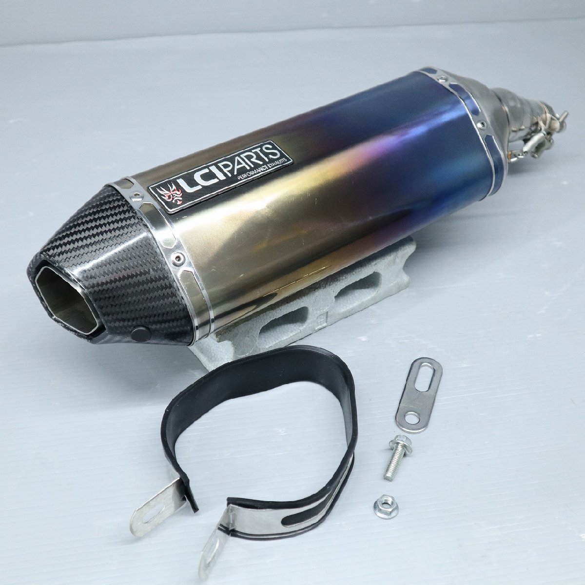 スズキハヤブサ 2008-2020 LCI ショートチタンスリップオンマフラー