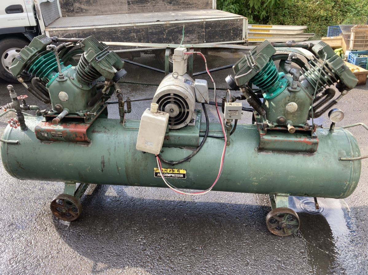 安全自動車 コンプレッサー PH-8P５馬力 三相２００V完動品 値下げ 安全自動車 コンプレッサー PH-8P5馬力 三相200V完動品 値下げ