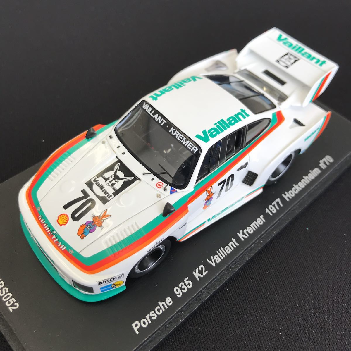 Porsche 935 K2 1977 Hockenheim #4 - Spark 1:43 - Bob Wollek - Vaillant Kremer - KBS053