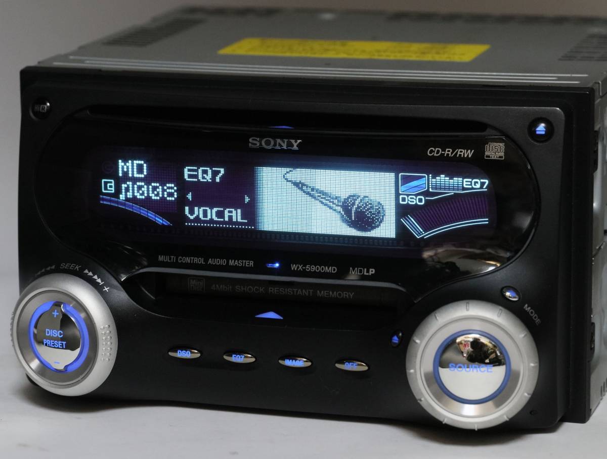 やや傷や汚れあり】SONY WX-5900MD 漢字/MDLP対応 MD/CD/EQ/スペアナ