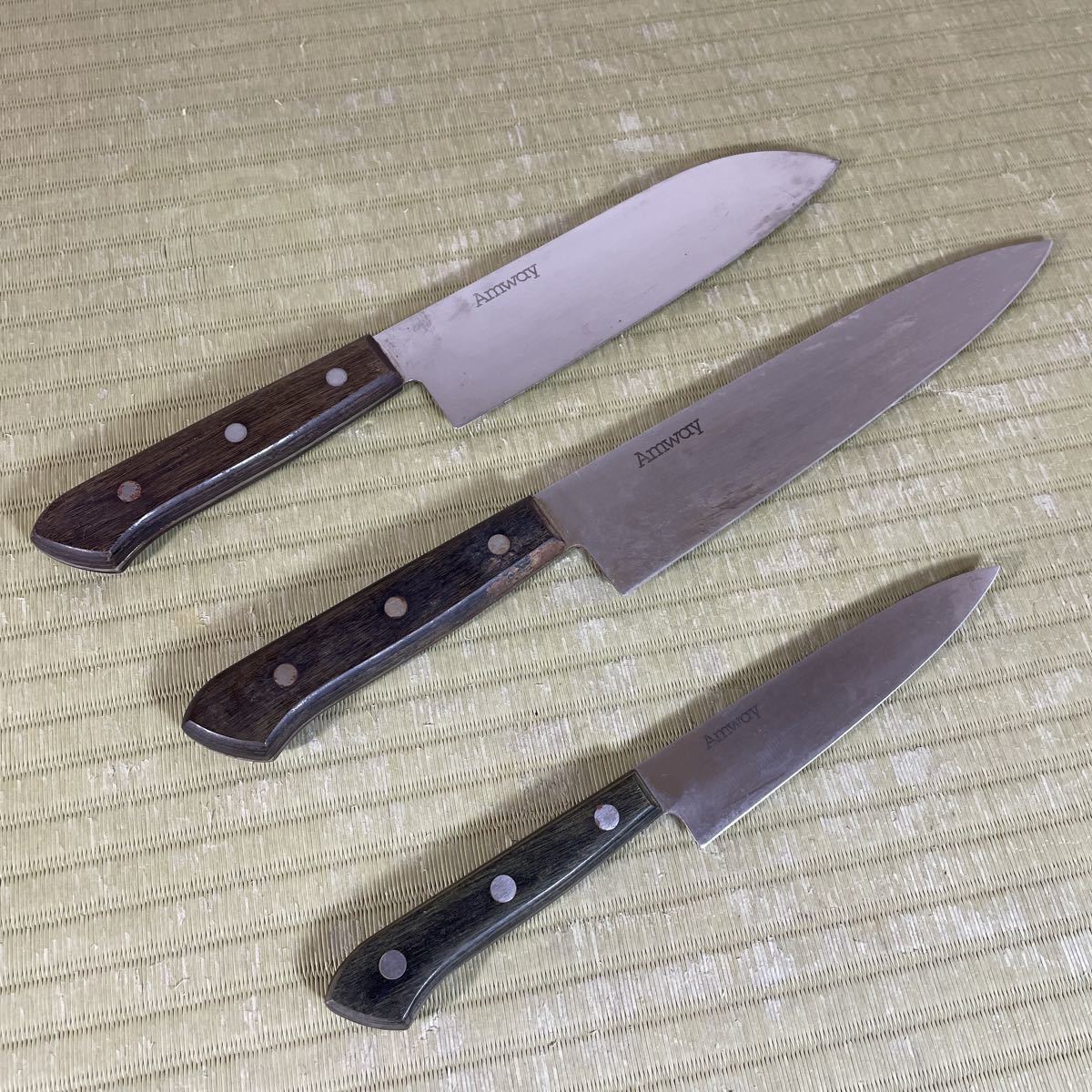 Amway 包丁4本セット ＆ハサミ