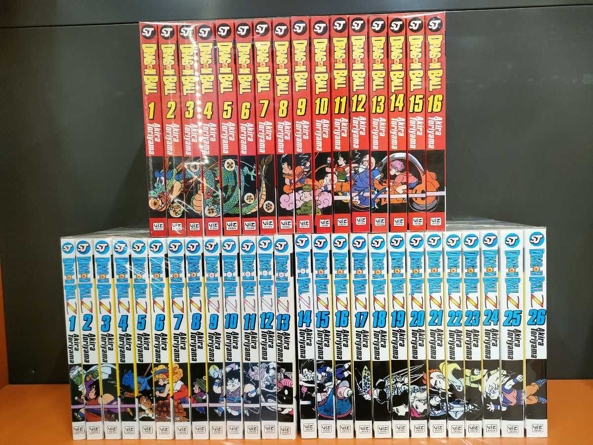 【目立った傷や汚れなし】ドラゴンボール 英語版 全42巻セット DRAGON BALL English Edition 送料無料の落札情報詳細