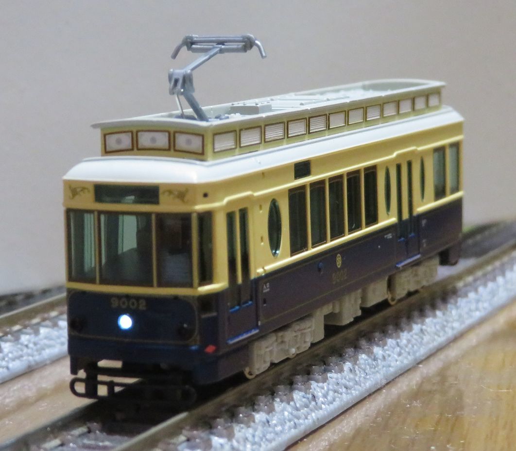 Nゲージ　東京都電9000形 \"9002 青塗装\"(MODEMO) Yahoo!オークション - MODEMO NT138 東京都電9000系 9002青塗装 Nゲー