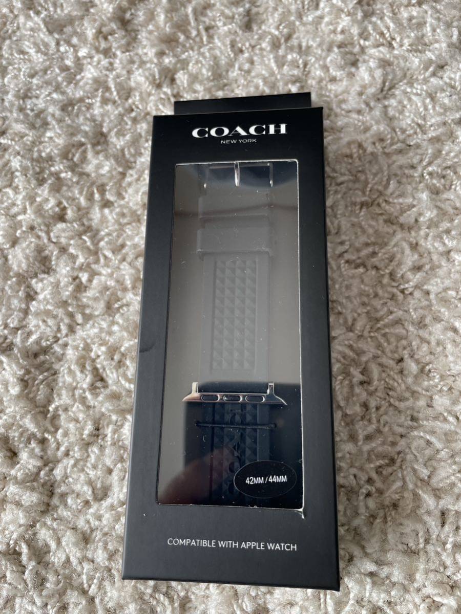 【未使用に近い】コーチ 替えベルト COACH Apple watch strap アップル ウォッチ ストラップ 【42mm/44mm