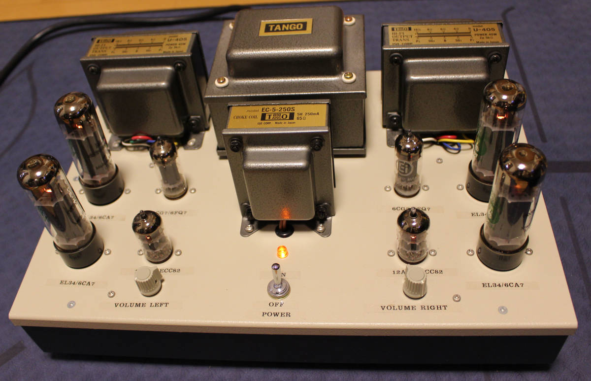 新作 6G-A4／6L6系3結全段差動プッシュプル・ステレオ・アンプ