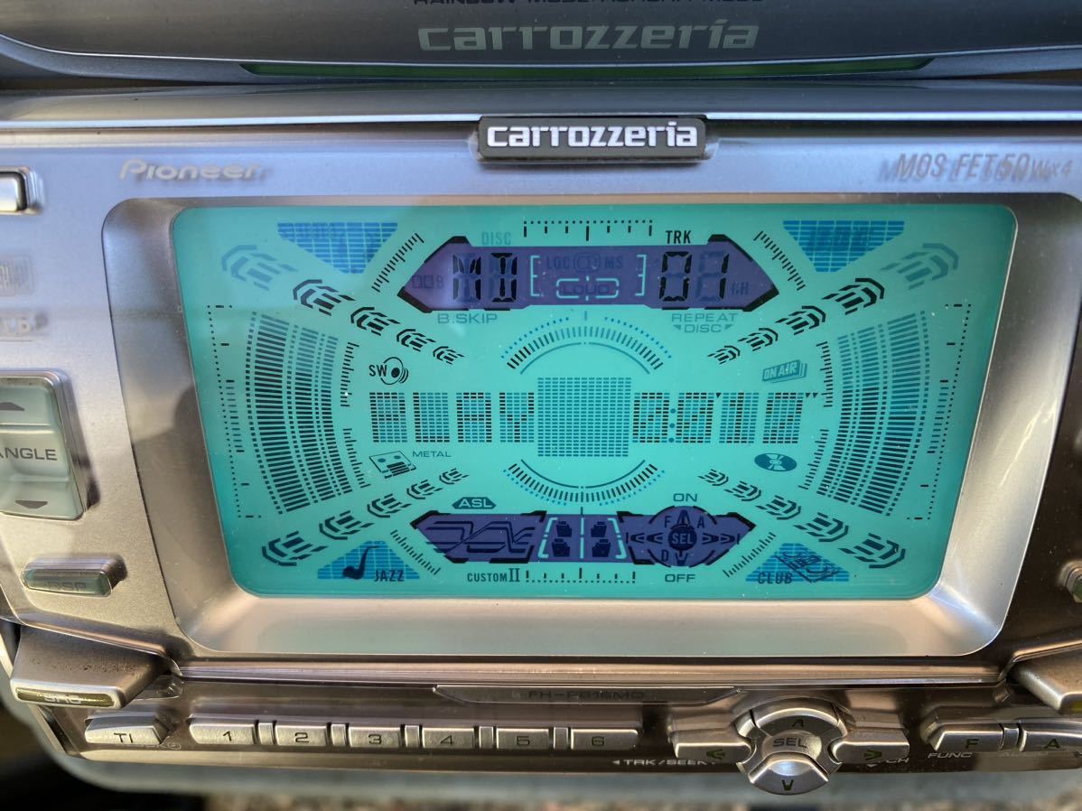 【やや傷や汚れあり】パイオニア Pioneer カロッツェリアcarrozzeria 2DIN CD MD TUNER カーオーディオ FH ...