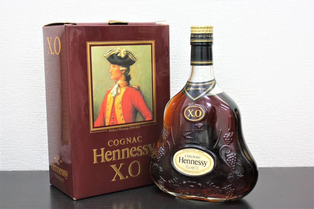 目立った傷や汚れなし】4A【未開封古酒】Hennessy ヘネシー XO 金