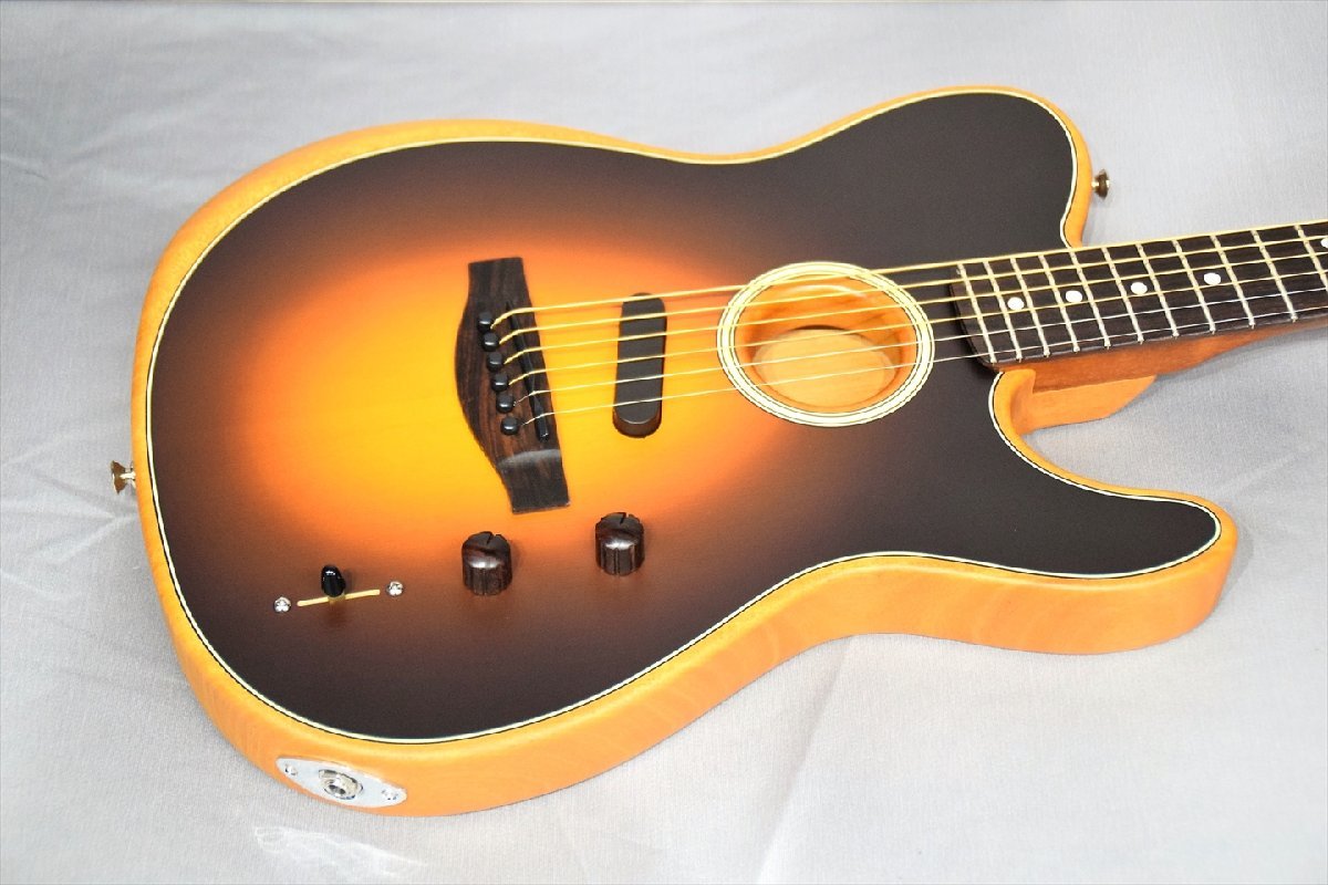 Fender USA American Acoustasonic Telecaster Surf Green ( フェンダー アコスタソニック ...