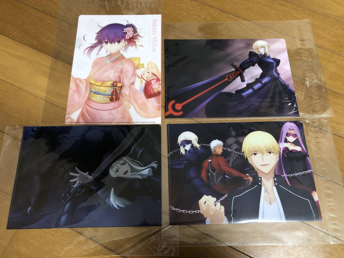 目立った傷や汚れなし】クリアファイル Fate stay night Heaven's Feel