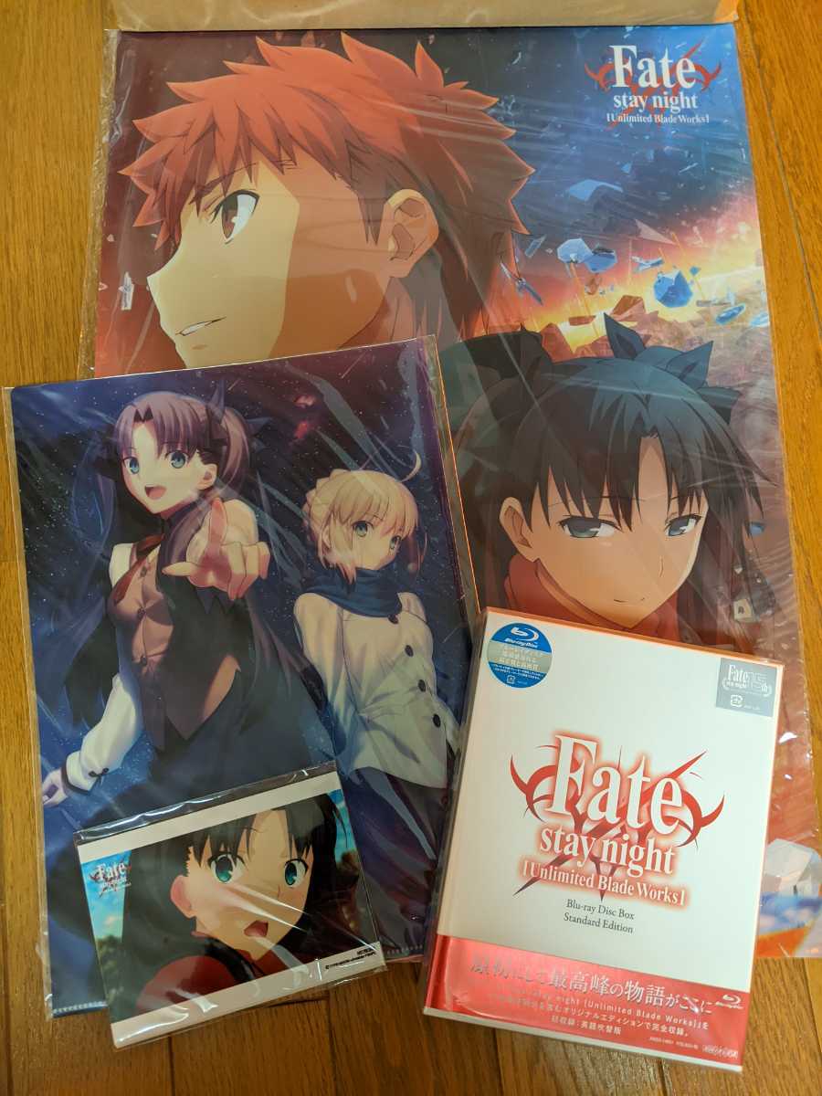 【未使用】Fate/stay night Unlimited Blade Works Blu-ray Disk Box Standard ...