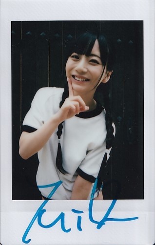 未使用】七沢みあ Mia2 虹色メモリアル 直筆サイン入りチェキ Nの落札