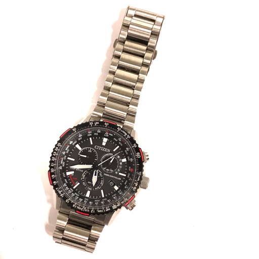 稼働美品 シチズン プロマスター メンズ腕時計 E660-S115442 黒 稼働美品 シチズン プロマスター メンズ腕時計 E660-S115442 黒