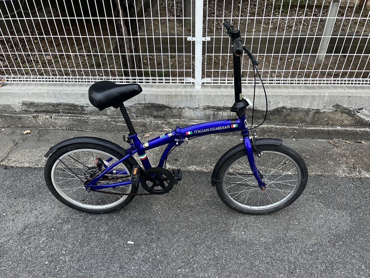 TRADEA]ITALIAN GUARDIAN 20吋折り畳み自転車 シングル/サックスｘ ...