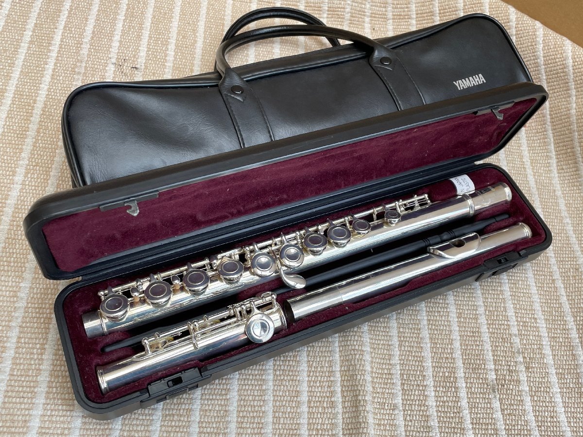 YAMAHA フルート YFL-221 要調整 ケース付き YAMAHA Student Flute YFL-221 Case Nickel Silver Plated Japan