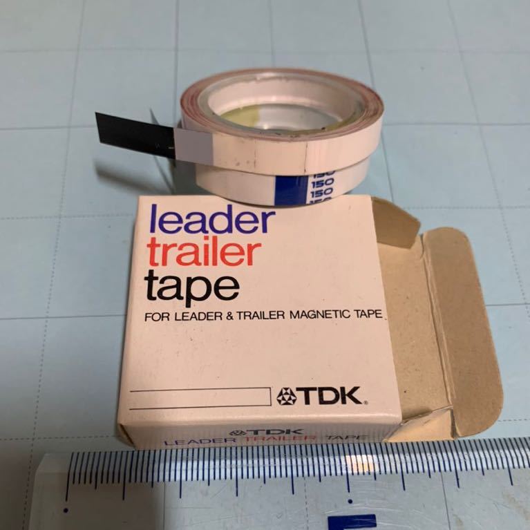 【未使用に近い】TDK leader trailer tape リーダー トレーラー テープ オープンリールの落札情報詳細 ヤフオク落札